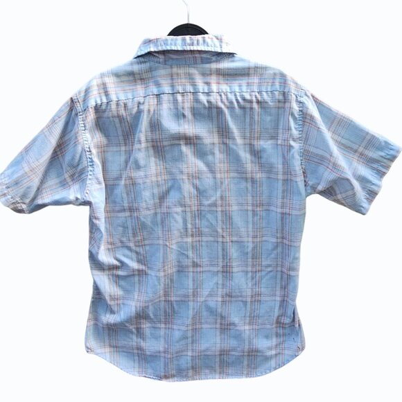 Levi's 1980's Single Pocket Western Men's Short Sleeve Shirt L Rockabilly Rodeo - Picture 4 of 9